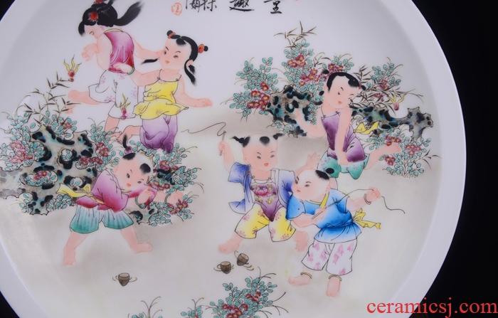 The Master of jingdezhen hand - made tong qu porcelain decoration painting furnishing articles household act the role ofing is tasted wine sitting room arts and crafts