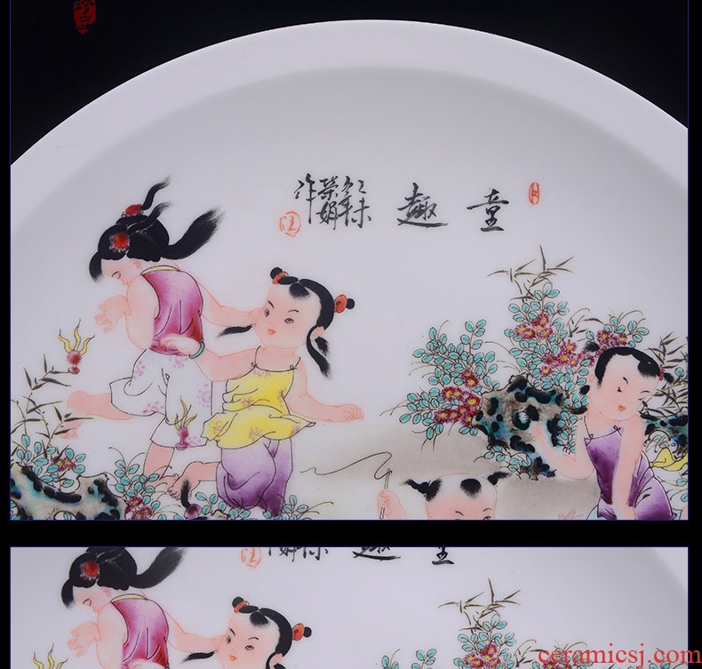 The Master of jingdezhen hand - made tong qu porcelain decoration painting furnishing articles household act the role ofing is tasted wine sitting room arts and crafts