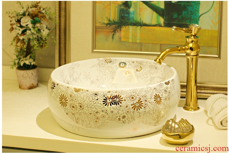 The package mail on bonsai, ceramic lavabo that defend bath lavatory basin, art basin waist drum The see colour it is