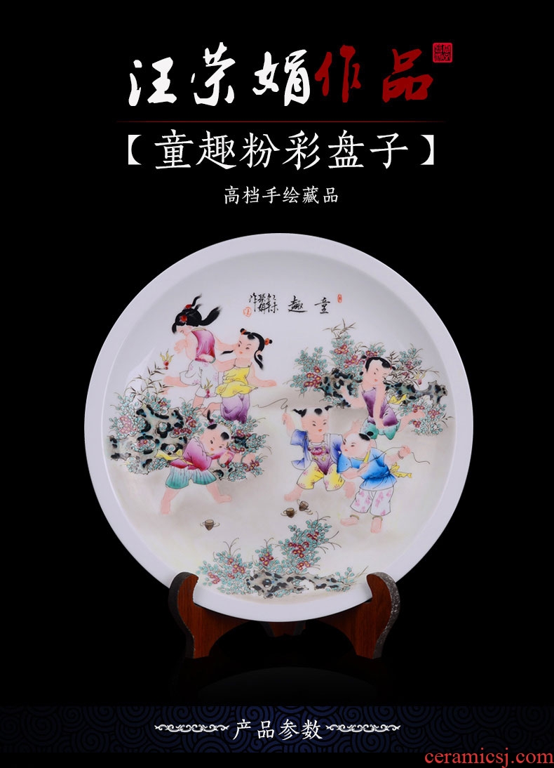 The Master of jingdezhen hand - made tong qu porcelain decoration painting furnishing articles household act the role ofing is tasted wine sitting room arts and crafts