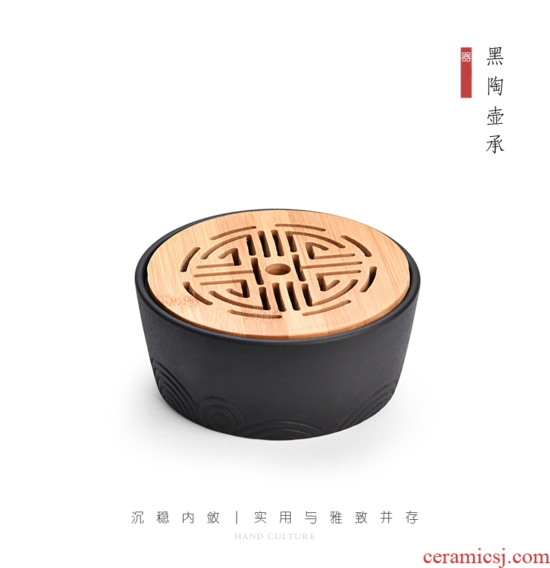 Hong bo acura pot bearing coarse pottery tea tray was contracted ceramic teapot tea tea tea sea water tray table dry terms