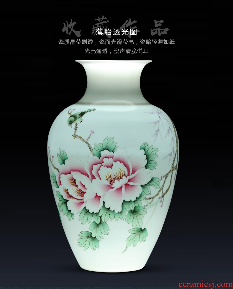 Jingdezhen ceramic hand - made flowers vase decoration crafts are sitting room porch flower arranging, arts and crafts