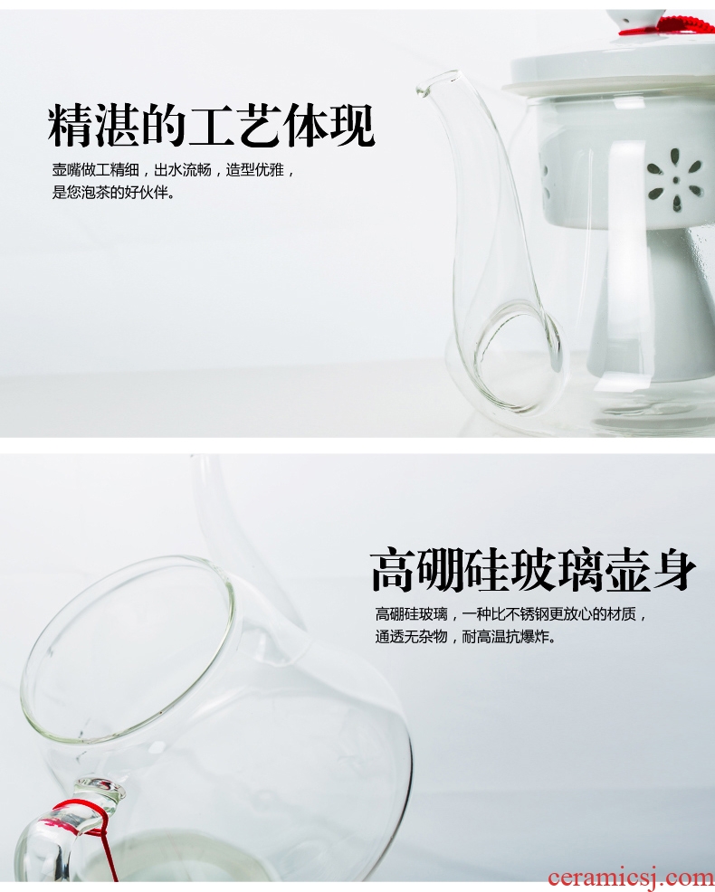 Bin, steaming tea ware boiling tea ware black tea pu 'er automatic glass tea teapot ceramic electric TaoLu boiling kettle