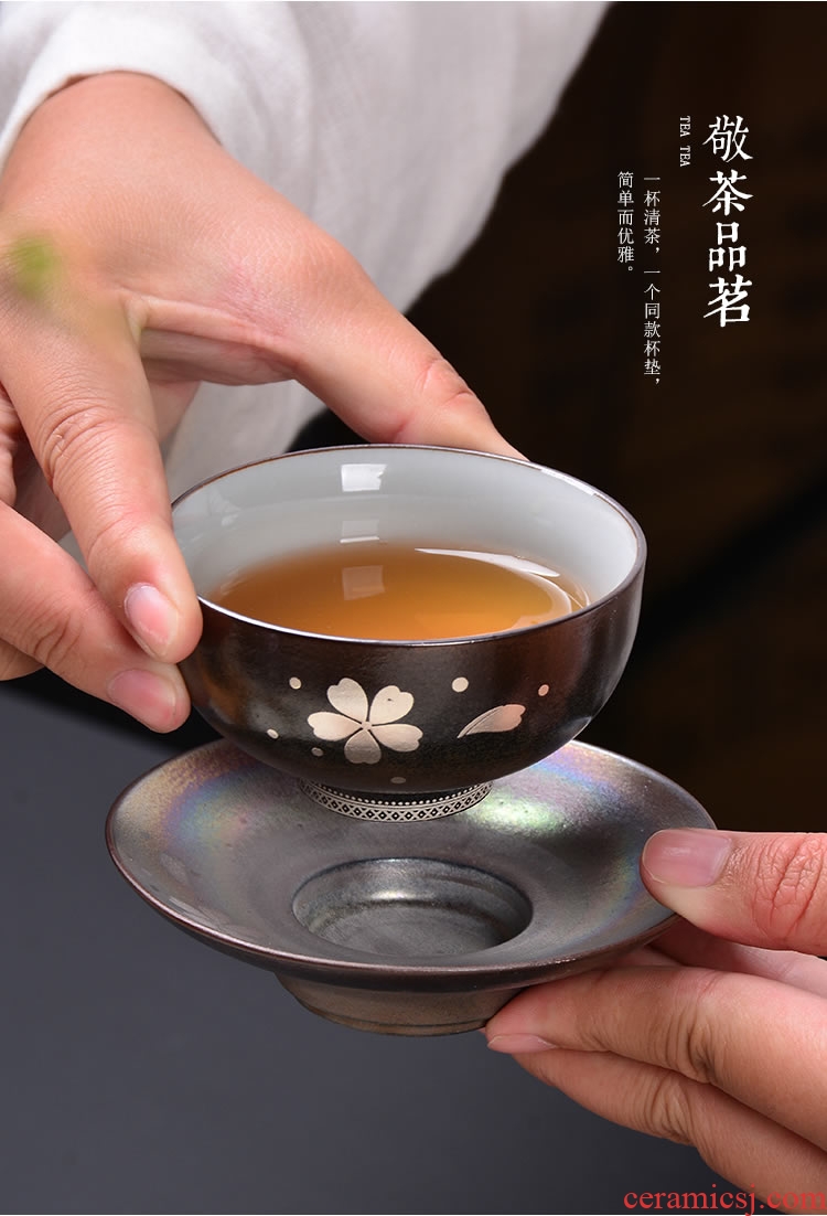 Kung fu tea sample tea cup up ceramic cups Kung fu tea set at upstream noggin personal single CPU master CPU