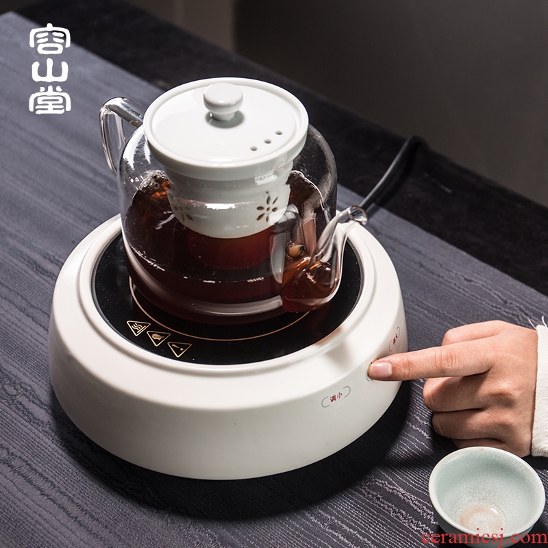 RongShan hall ceramic heat - resistant glass tea steamer automatic steam boiling tea kettle electric TaoLu tea set