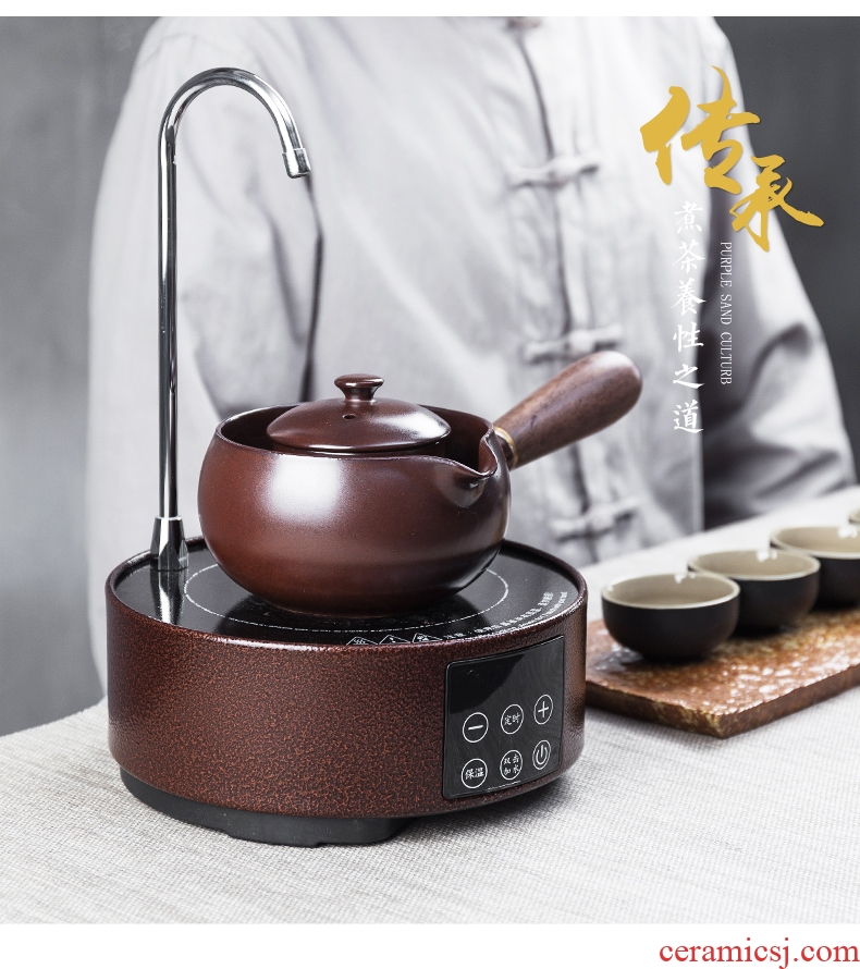 Bin 's home cooked this teapot tea exchanger with the ceramics Japanese black tea pu - erh tea teapot contracted electrothermal electric TaoLu suits for