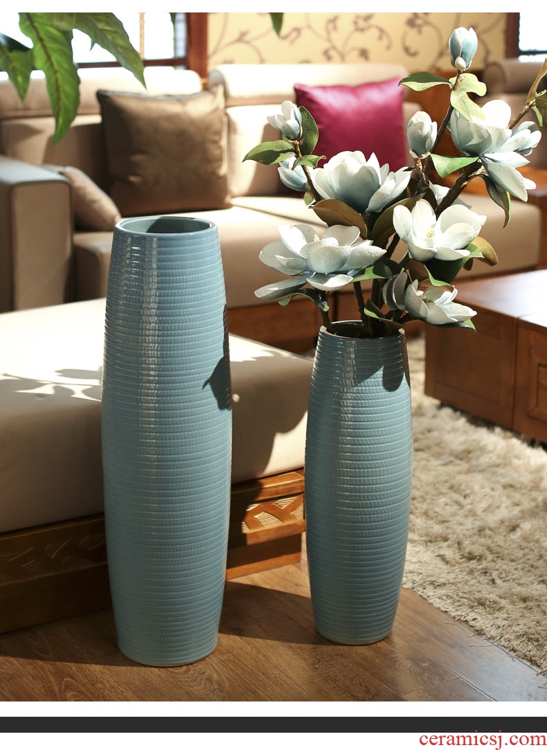 On big fish expressions using ceramic vase to see ou sitting room dry flower arranging flowers, flower implement designer furniture furnishing articles - 533961985720