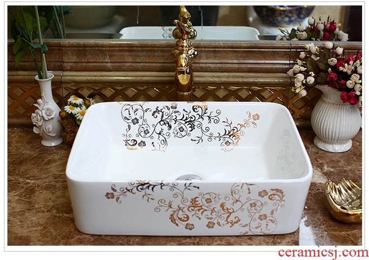 The package mail on bonsai, ceramic lavabo that defend bath lavatory basin, art basin square living flowers