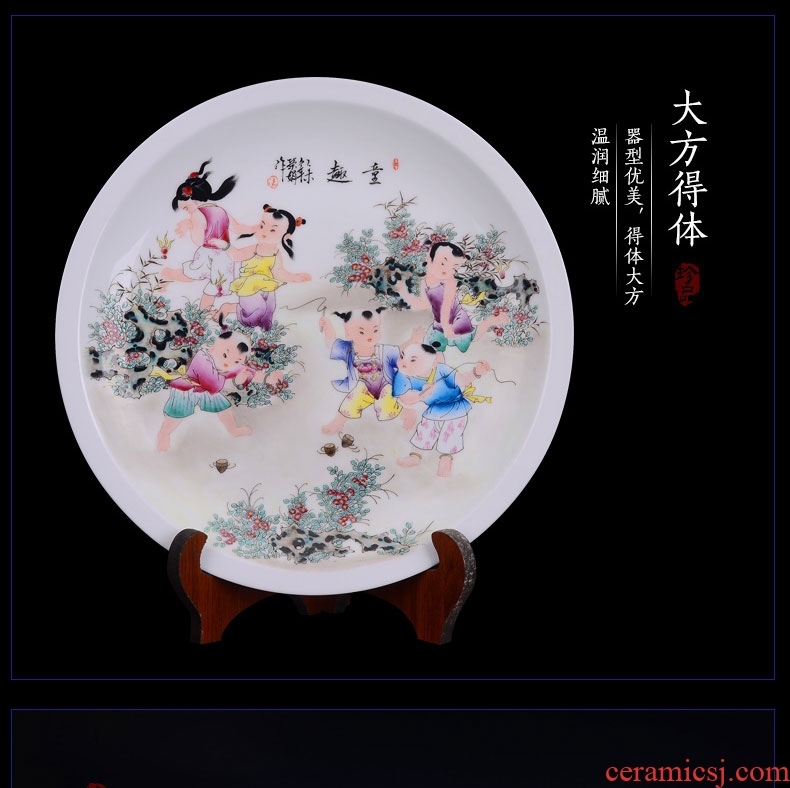 The Master of jingdezhen hand - made tong qu porcelain decoration painting furnishing articles household act the role ofing is tasted wine sitting room arts and crafts