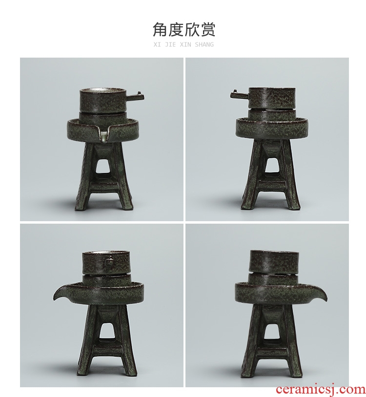 Chen xiang stone mill archaize coarse pottery) ceramic creative network to accessories kung fu tea tea tea strainer