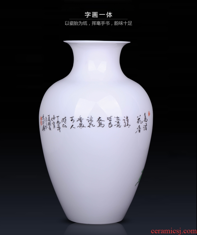 Jingdezhen ceramic hand - made flowers vase decoration crafts are sitting room porch flower arranging, arts and crafts