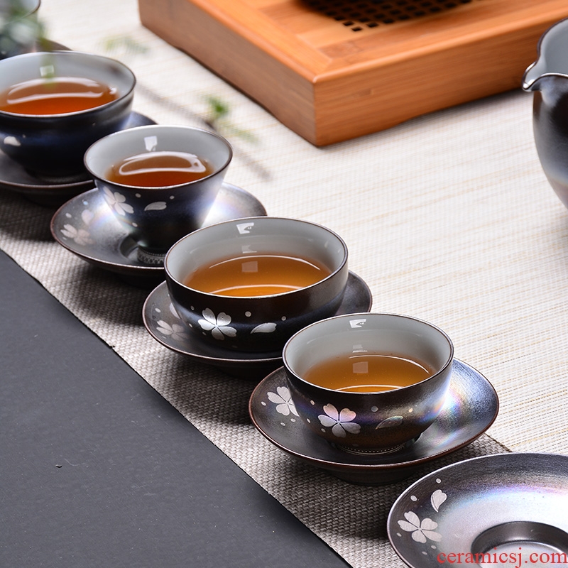 Kung fu tea sample tea cup up ceramic cups Kung fu tea set at upstream noggin personal single CPU master CPU