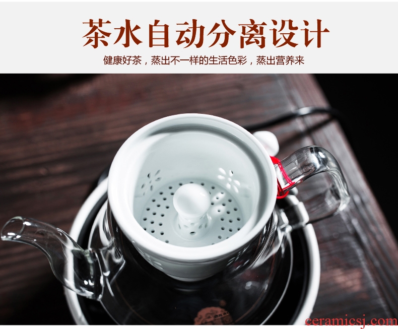 Bin, steaming tea ware boiling tea ware black tea pu 'er automatic glass tea teapot ceramic electric TaoLu boiling kettle