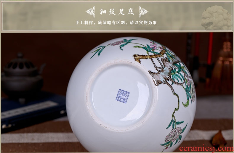 New Chinese style classical jingdezhen ceramics, vases, flower arranging handicraft decorative furnishing articles antique household act the role ofing is tasted