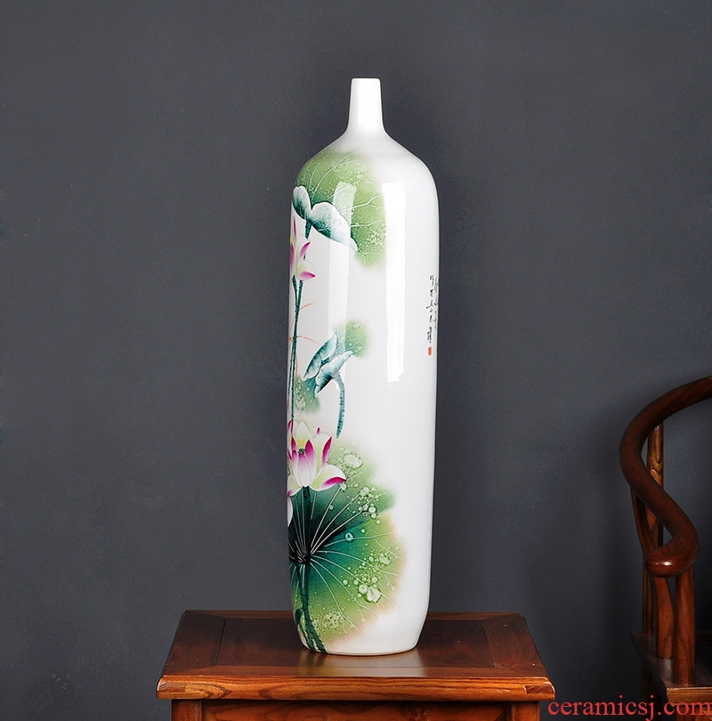 Jingdezhen ceramics, vases, flower arranging large modern TV ark, place of the sitting room porch wine ark, adornment porcelain - 546973040449