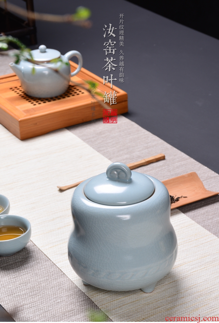 Your up caddy fixings ceramic POTS storage tanks seal pot large kung fu tea set small storage jar jar