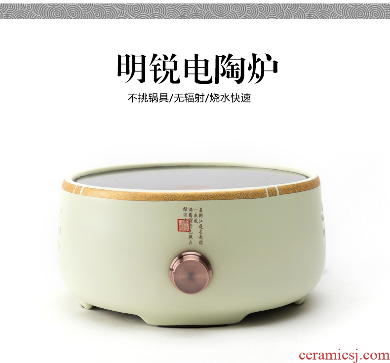 Bin, steaming tea ware boiling tea ware black tea pu 'er automatic glass tea teapot ceramic electric TaoLu boiling kettle