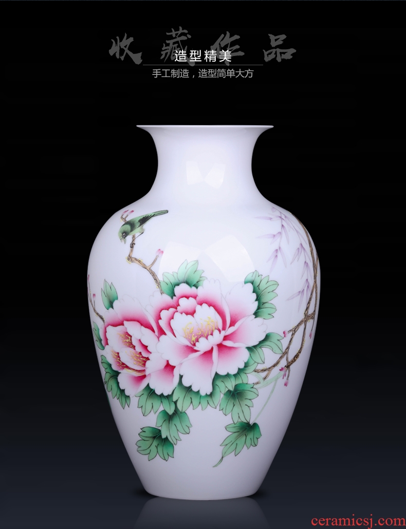 Jingdezhen ceramic hand - made flowers vase decoration crafts are sitting room porch flower arranging, arts and crafts