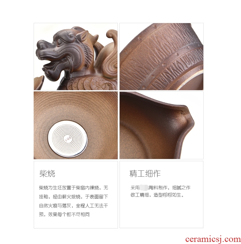 Gorgeous young half automatic kung fu tea set celadon fortunes of household ceramics creative lazy people make tea