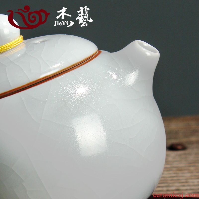 Your up teapot tea ware azure open piece of home of kung fu tea set Your porcelain ceramic xi shi pot a teapot