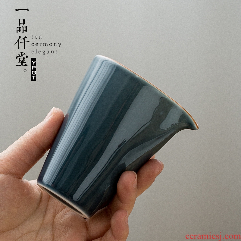 Yipin micky fair hall ceramic tea cup by hand points is pure color tea cup contracted kung fu tea accessories