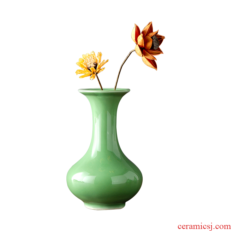 Ceramic dry flower vase household contracted sitting room decoration new Chinese TV cabinet table cost cut decorative furnishing articles