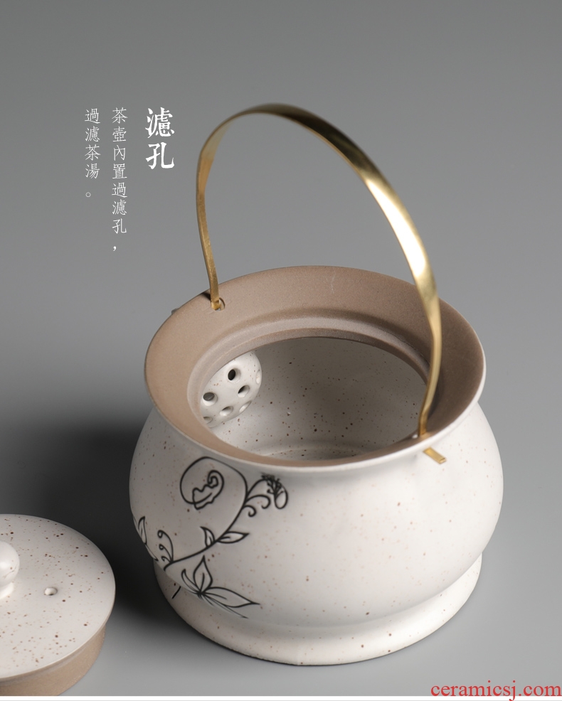 Is good source filter single pot teapot hand - made girder ceramic tea pot home of kung fu tea set white porcelain teapots