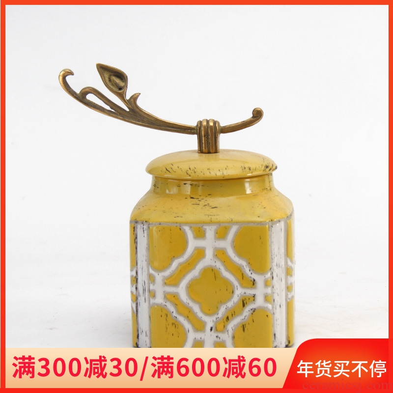Clearance furnishing articles on a less a price rule ceramic jar of household act the role ofing is tasted furnishing articles