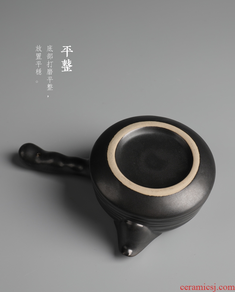 Are good source of black ceramic teapot coarse pottery kung fu tea sets tea pot home office teapot tea pot