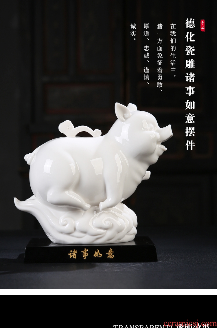 The Product dehua porcelain porcelain remit all the best desktop decoration crafts ceramics that occupy the home furnishing articles furnishing articles office