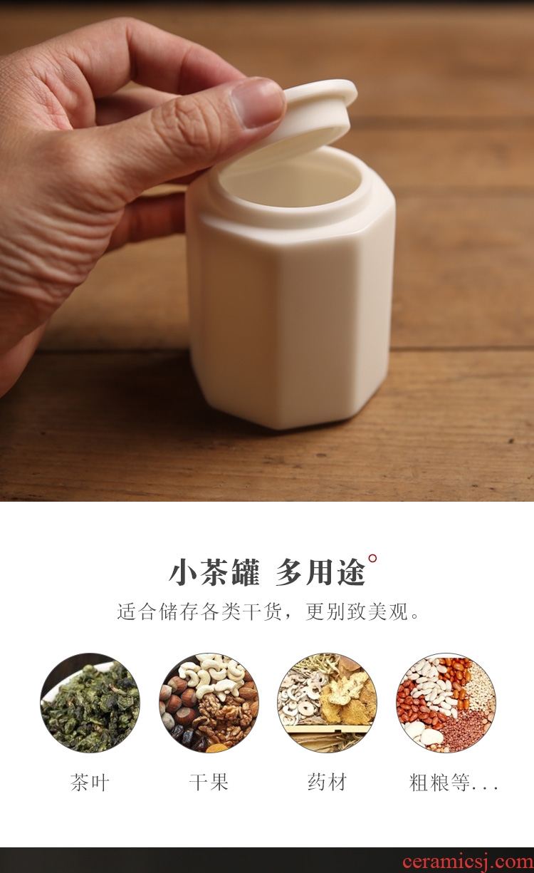 The Product porcelain sink caddy fixings white porcelain ceramic seal tank storage POTS store receives small household wake tea urn suet jade porcelain