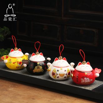 The Product porcelain sink plutus cat caddy fixings ceramic seal tank mini small storage household travel home furnishing articles POTS