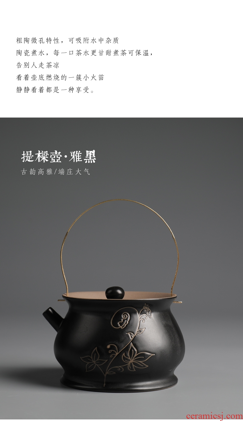 Is good source filter single pot teapot hand - made girder ceramic tea pot home of kung fu tea set white porcelain teapots