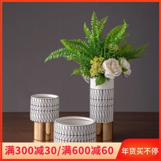 Light the key-2 luxury of mesa ceramic vase household act the role ofing is tasted furnishing articles ceramic vase vase household act the role ofing is tasted the study sitting room adornment