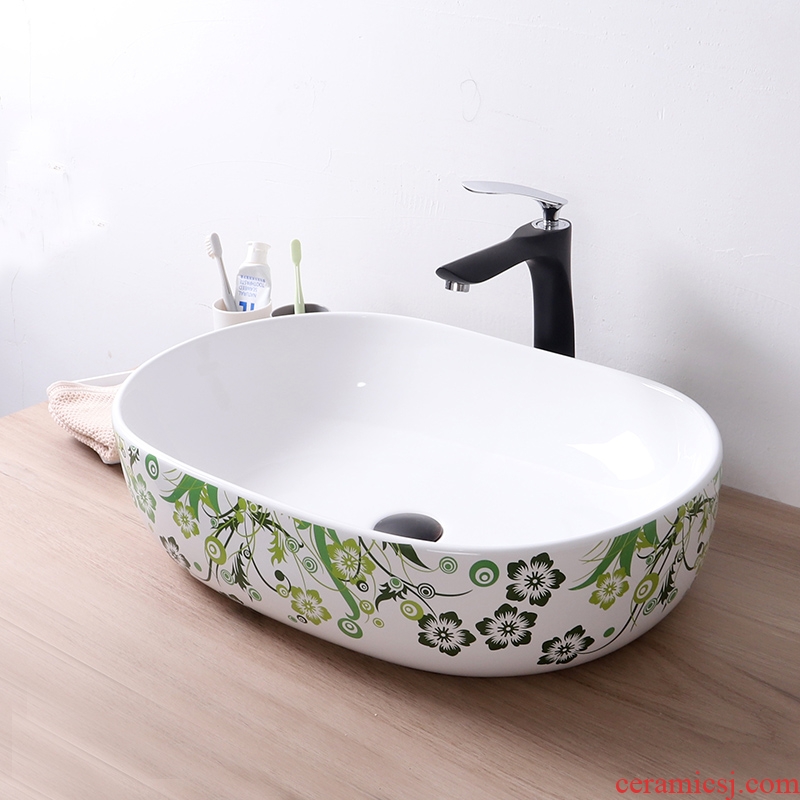 American contracted hotel ceramic stage basin sink toilet basin that wash a face wash basin oval large pool