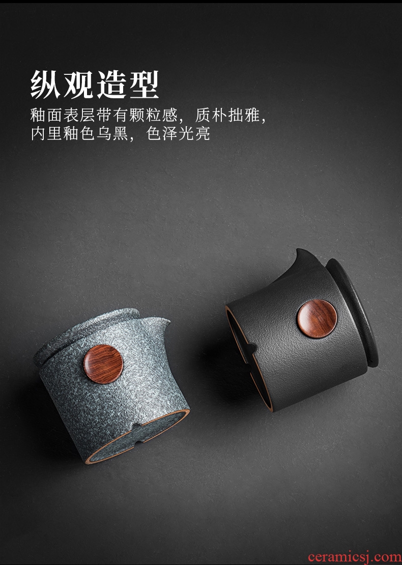 Even Japanese ceramic teapot household contracted hand grasp pot of kung fu tea tea tea, single pot filtering pot