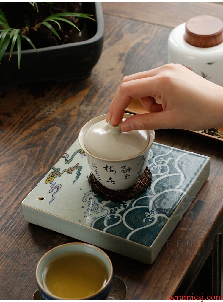 Serve tea hand pure hand - made porcelain pot bearing restoring ancient ways of archaize home tea dry mercifully machine saucer ceramic pot