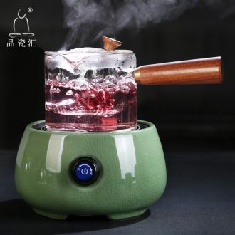 High temperature resistant glass cooked this mini electric TaoLu ceramic teapot elder brother up with household steaming kettle pu 'er tea tea stove