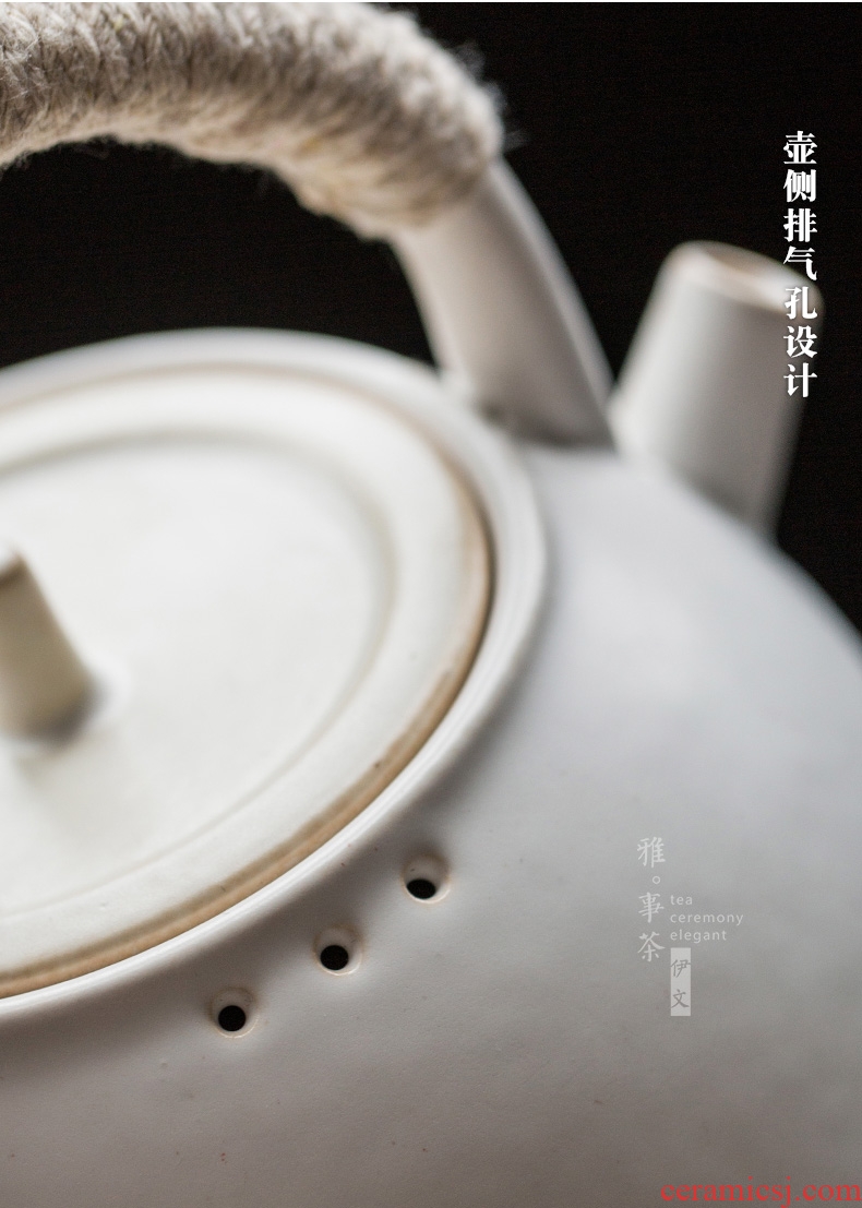 Evan ceramic kettle household electrical TaoLu suit boiling tea is tea kettle pot boil tea stove restoring ancient ways