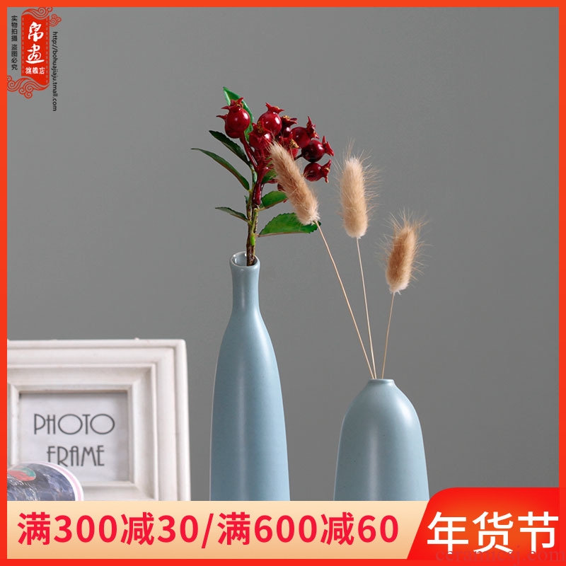 Creative flower implement furnishing articles zen dry flower vases, tea table dry flower flower arranging flowers is a Japanese ceramic home decorations