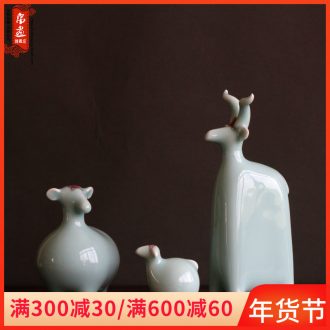 Zen three Yang kaitai Chinese style household act the role ofing is tasted contracted creative wine cabinet TV ark adornment ceramic its furnishing articles