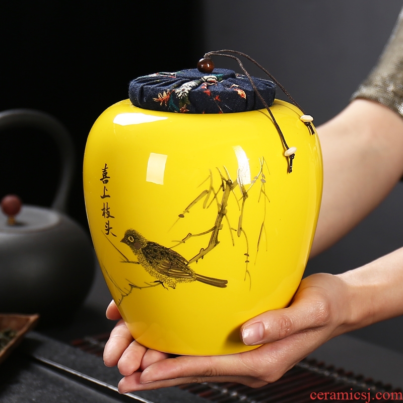 Shadow enjoy bigger sizes loading large receives a kilo tieguanyin tea as cans ceramic household seal pot puer tea POTS