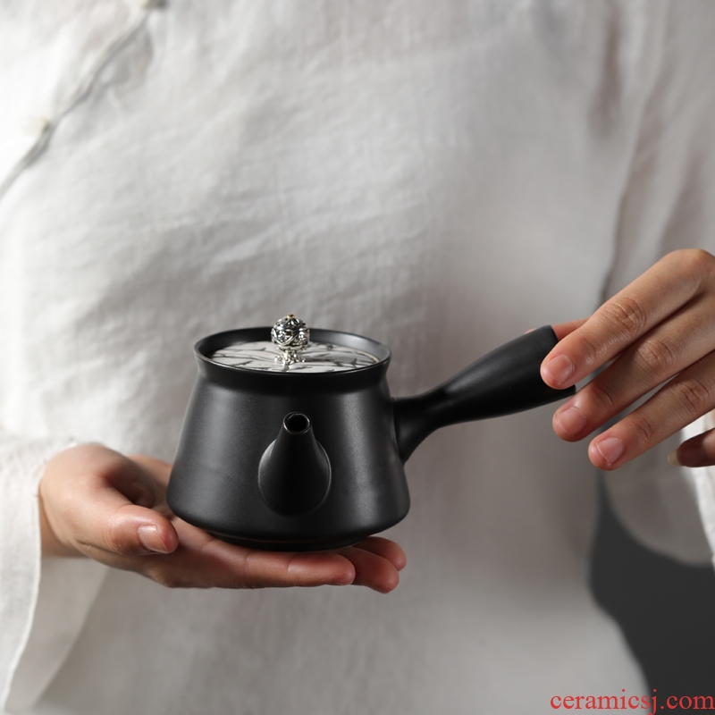 Are good source of manual lateral coarse pottery teapot ceramic tea set filter pot of kung fu tea pot teapot household items