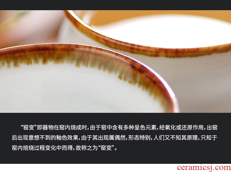 Ultimately responds to jingdezhen hand - made ceramic fair keller kung fu tea accessories pour tea cup and a cup of tea, Japanese sea points