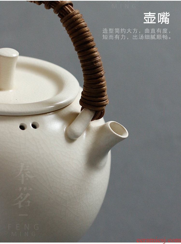 Serve tea soda glaze boiling girder kettle boil water ceramic clay electric TaoLu tea tea tea stove small electric household