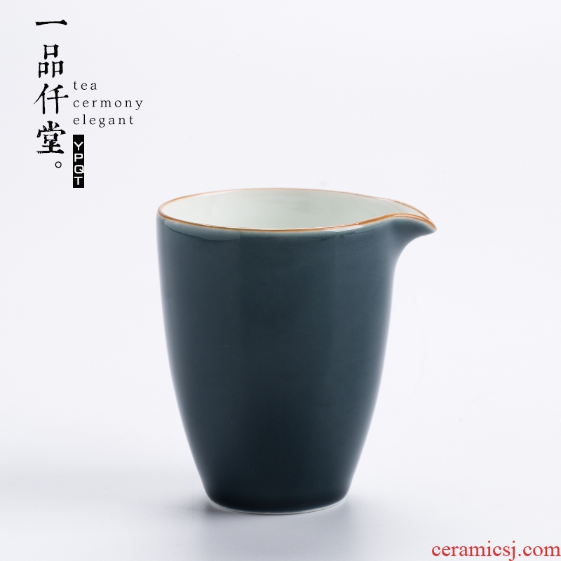 Yipin micky fair hall ceramic tea cup by hand points is pure color tea cup contracted kung fu tea accessories