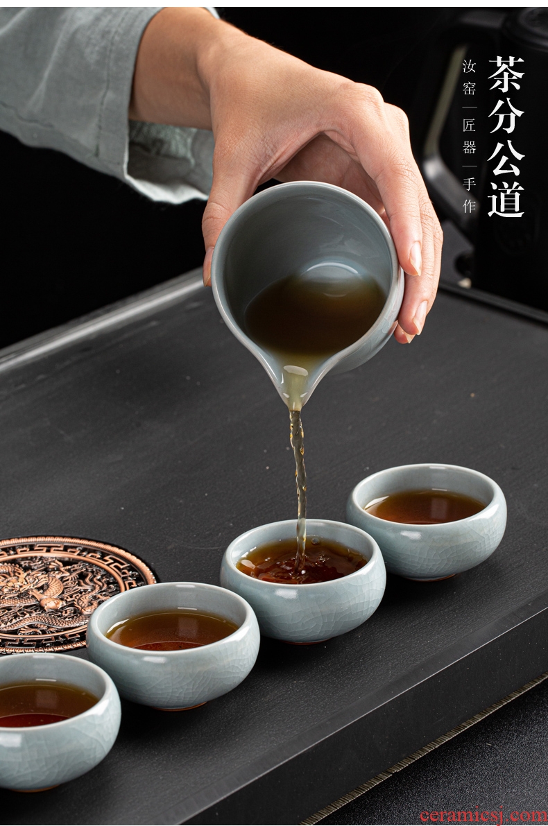 Restore ancient ways your up kung fu tea set home a whole set of ceramic tea ice crack side contracted the lid to use