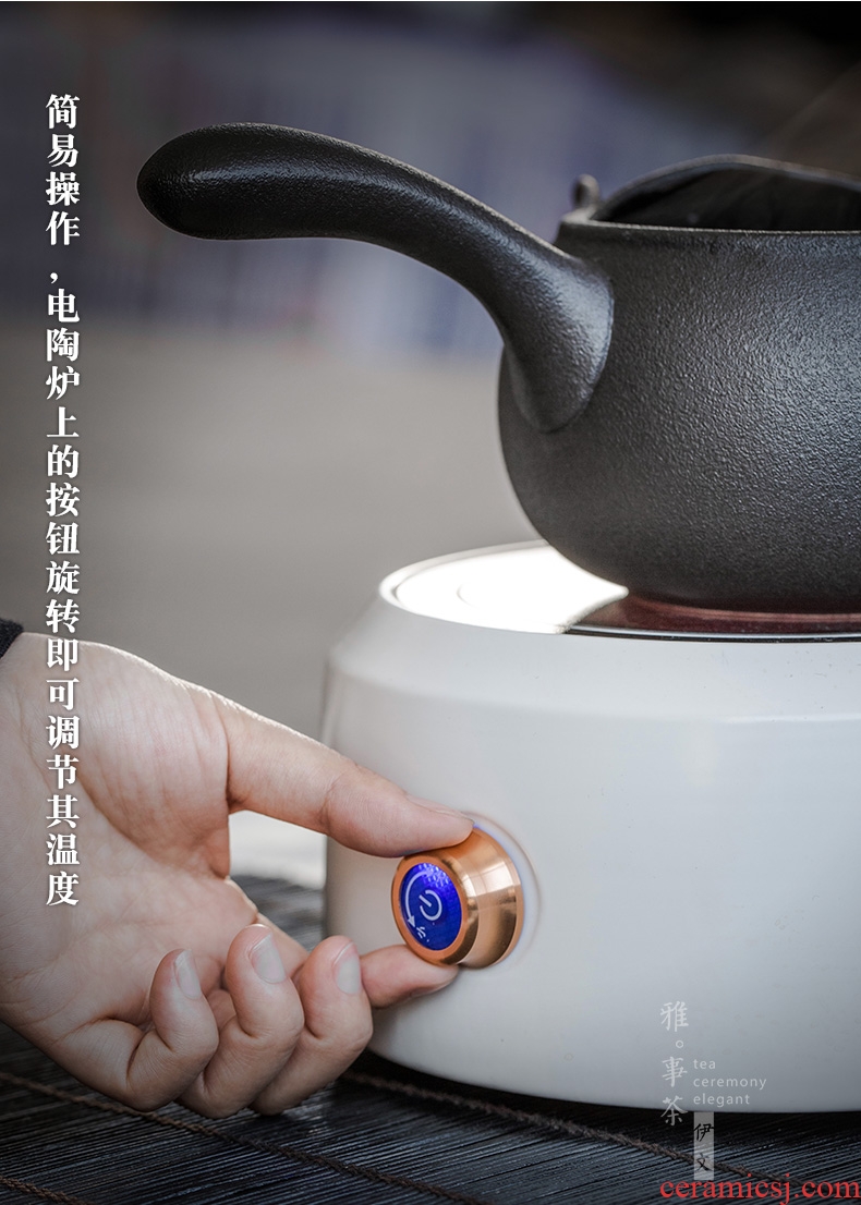 Even cook tea pot household electrical TaoLu suit pu - erh tea tea boiling tea stove black tea tea exchanger with the ceramics