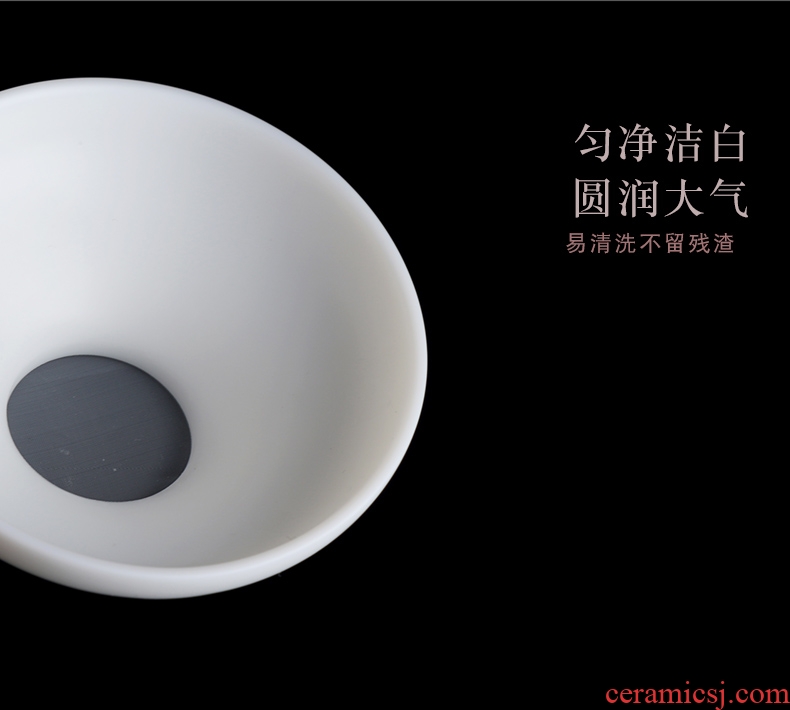 Quiet life suet jade) suit ceramic filter domestic tea tea filter filter is good