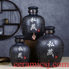 Jingdezhen ceramic barrel ricer box moisture storage cylinder archaize creative who with cover tea cake cylinder 30 jins of 50 pounds